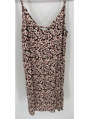 Velvet by Graham & Spencer Womens Floral Print Spaghetti Strap Mini Dress Small